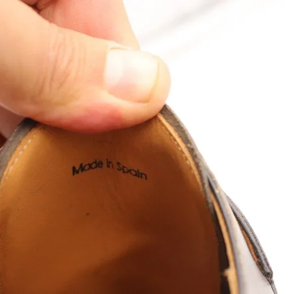 Magnanni Marco II Grey Single Monk Strap Men's Size 9.5 M Dress Shoes